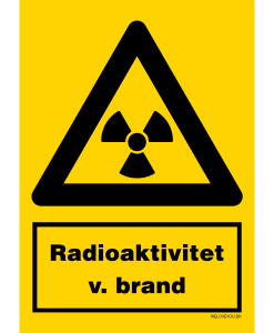 Radioaktivitet v. brand