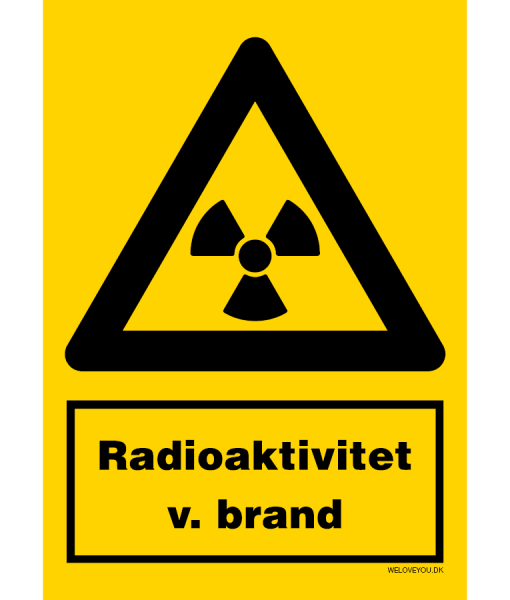 Radioaktivitet v. brand