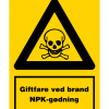 Giftfare ved brand NPK gødning