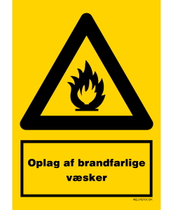 Oplag af brandfarlige væsker