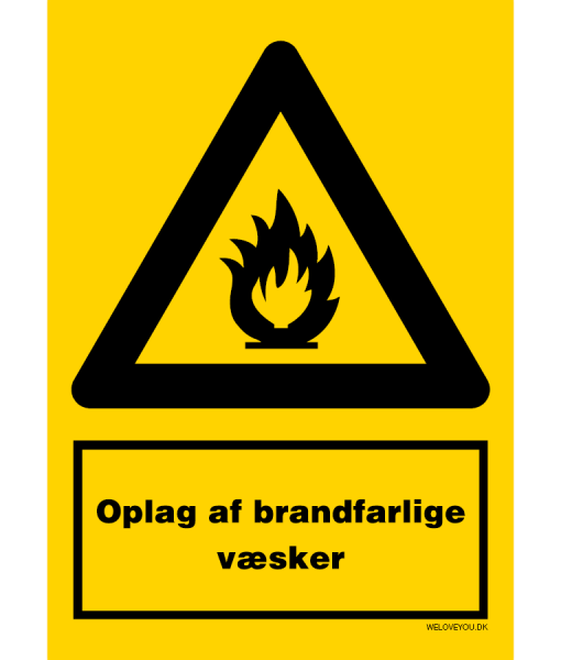 Oplag af brandfarlige væsker