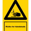 Risiko for håndskade
