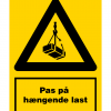 Pas på hængende last