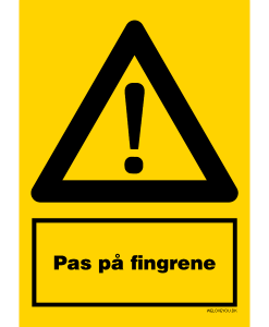 Pas på fingrene