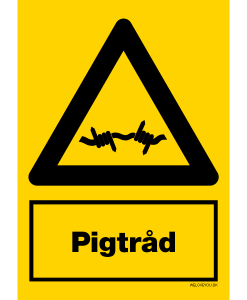 Pigtråd