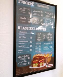sort klikramme