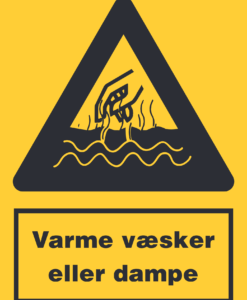 Varme væsker eller dampe
