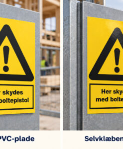 Alternative view of Her skydes med boltepistol