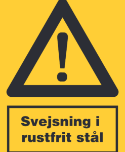 Svejsning i rustfrit stål
